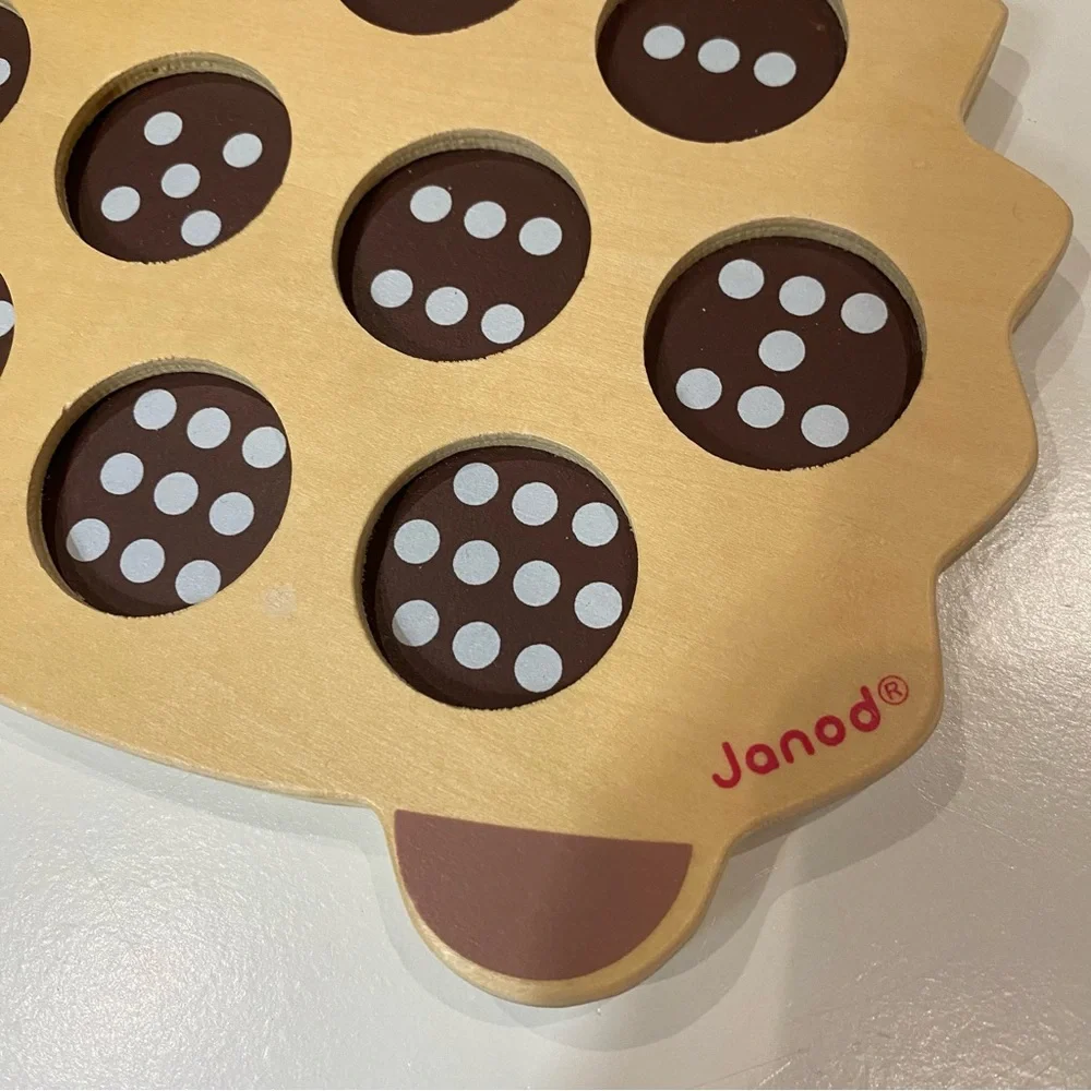 Janod Wooden Number Sorting Hedgehog | Montessori